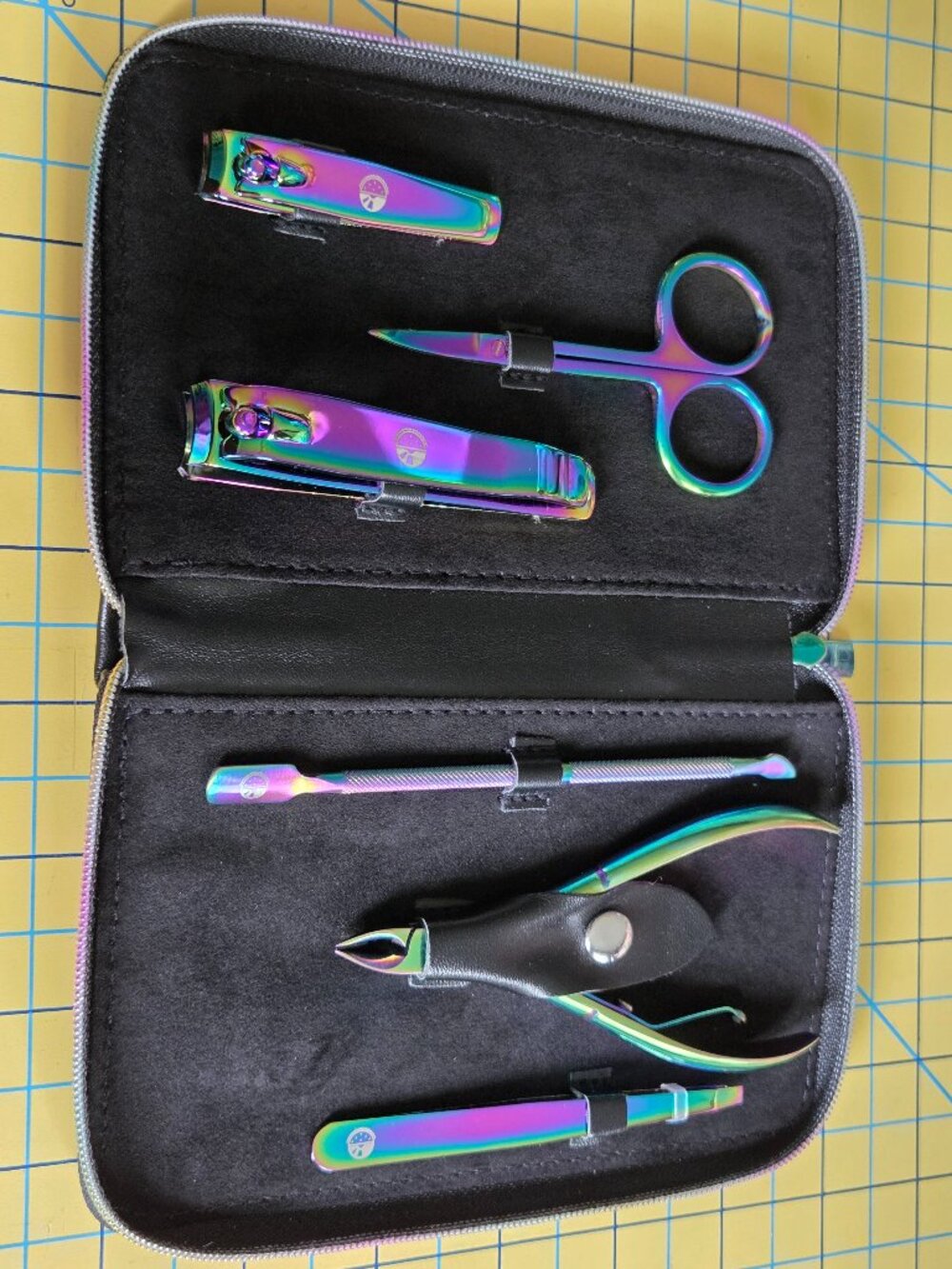 Holo Taco rainbow chrome nail tool kit
